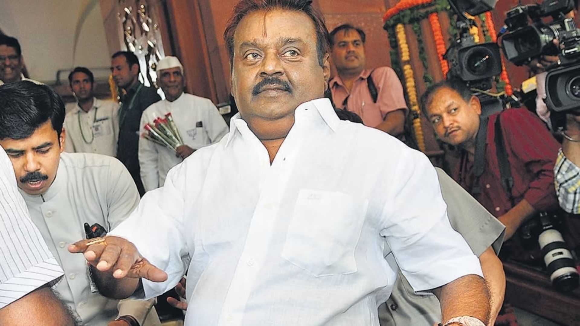 Actor-politician and DMDK founder Vijayakanth passes away at the age of 71 following battle with pneumonia