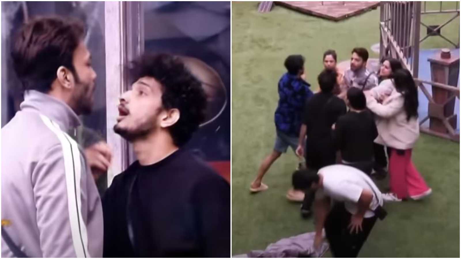 Bigg Boss 17 Promo Munawar Faruqui Grabs Vicky Jain By Collar Latter