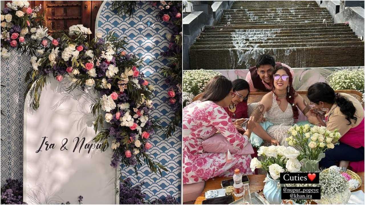 Ira Khan-Nupur Shikhare wedding: Aamir Khan's daughter looks resplendent in white traditional lehenga at Mehendi ceremony