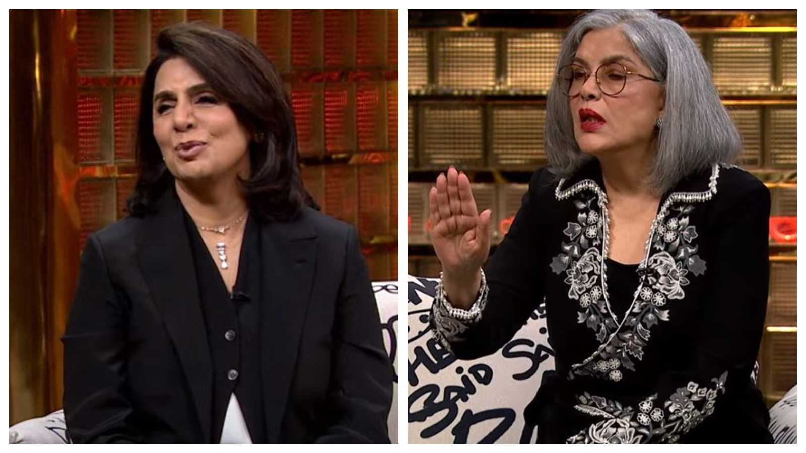 Koffee With Karan 8: Zeenat Aman talks about wildest thing she did in the 70s; Neetu Kapoor reveals her crush
