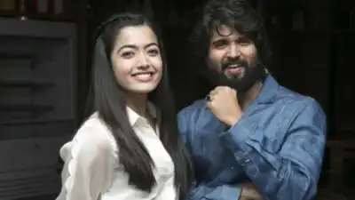 Vijay Deverakonda's pic with rumored ladylove Rashmika Mandanna from their lunch date goes VIRAL after actor confirms being in a relationship