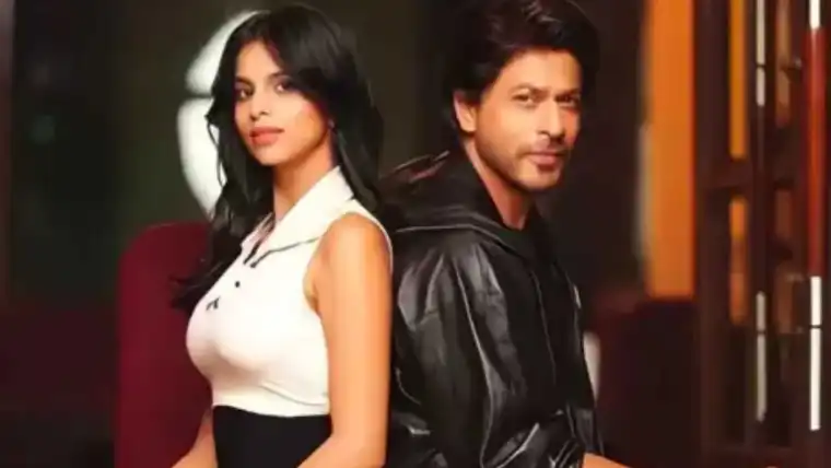 Shah Rukh Khan and Suhana Khan