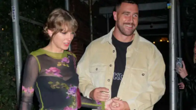 Taylor Swift and Travis Kelce