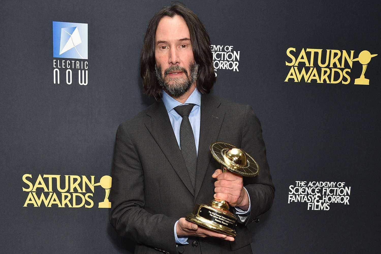 Keanu Reeves Receives The First Ever Lance Reddick Legacy Award At The