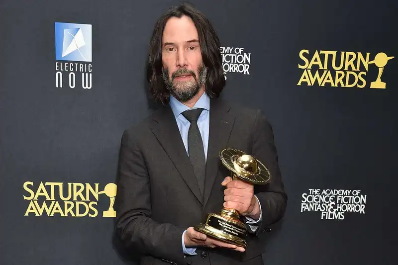 Keanu Reeves at the 2024 Saturn Awards (Source: X)