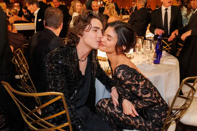 Kylie Jenner and Timothee Chalamet (Source: X)