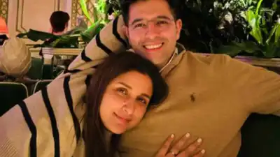 INSIDE Parineeti Chopra and Raghav Chadha's romantic first wedding anniversary celebration in the Maldives | Watch