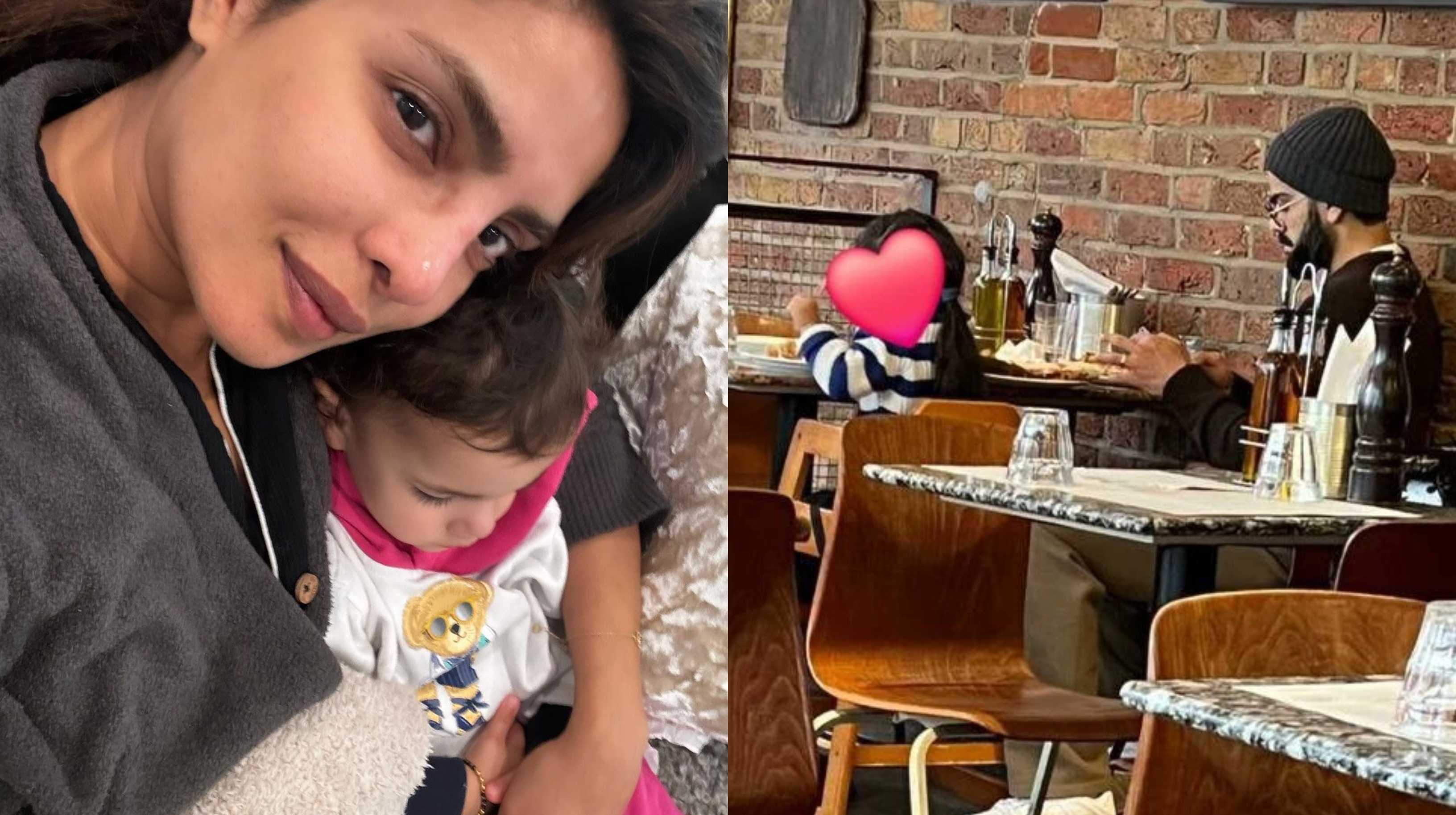 Priyanka Chopra shares a cute selfie with Malti Marie; Virat Kohli spends time with Vamika in London