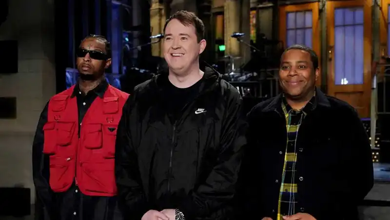 <p>Shane Gillis on SNL (Source: X)</p>