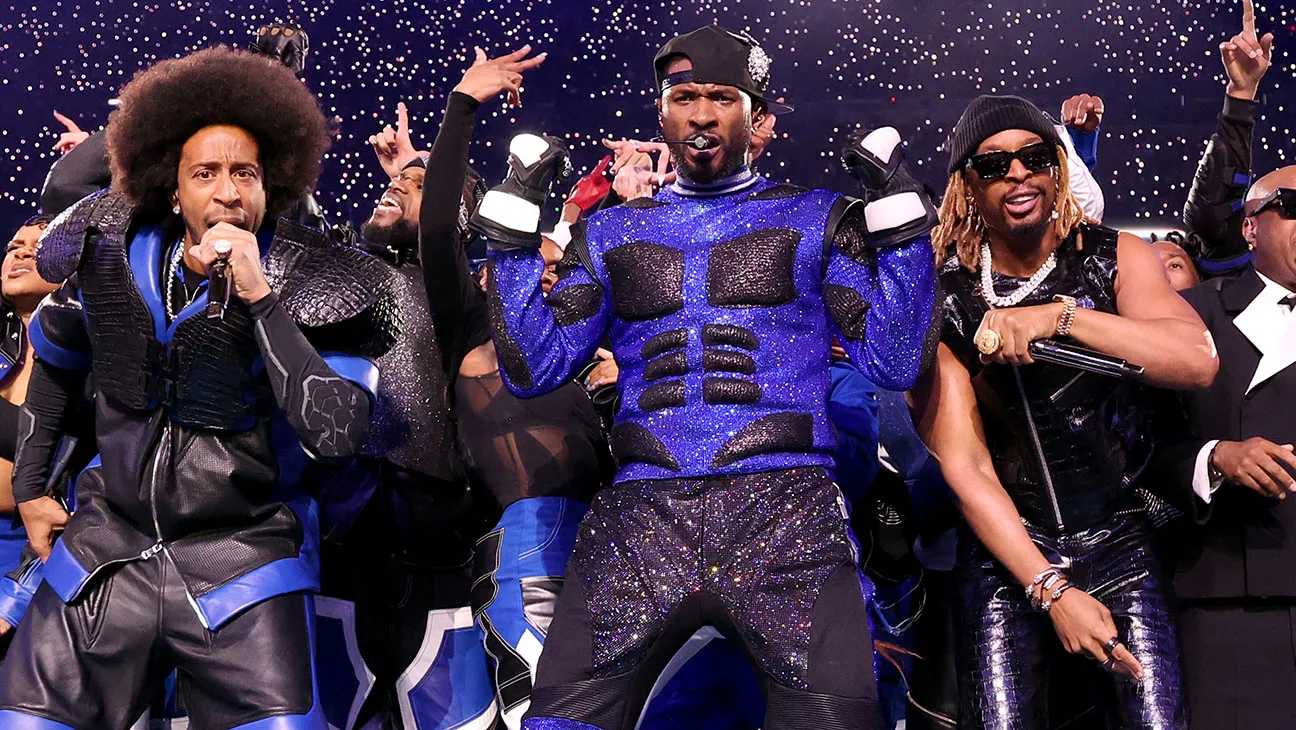 Usher at the 2024 Super Bowl (Source: X)