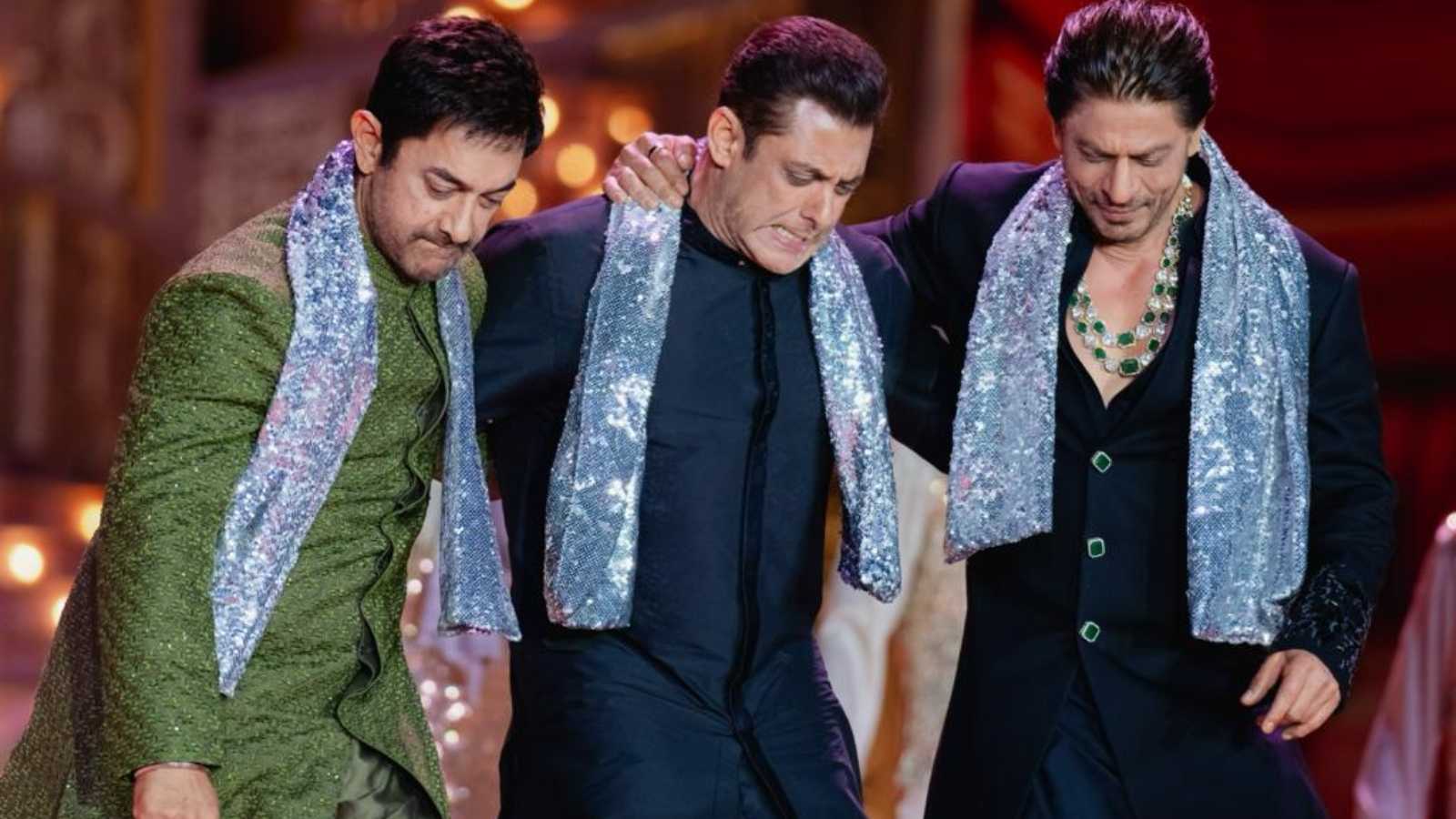 <p>Aamir Khan, Salman Khan and Shah Rukh Khan</p>