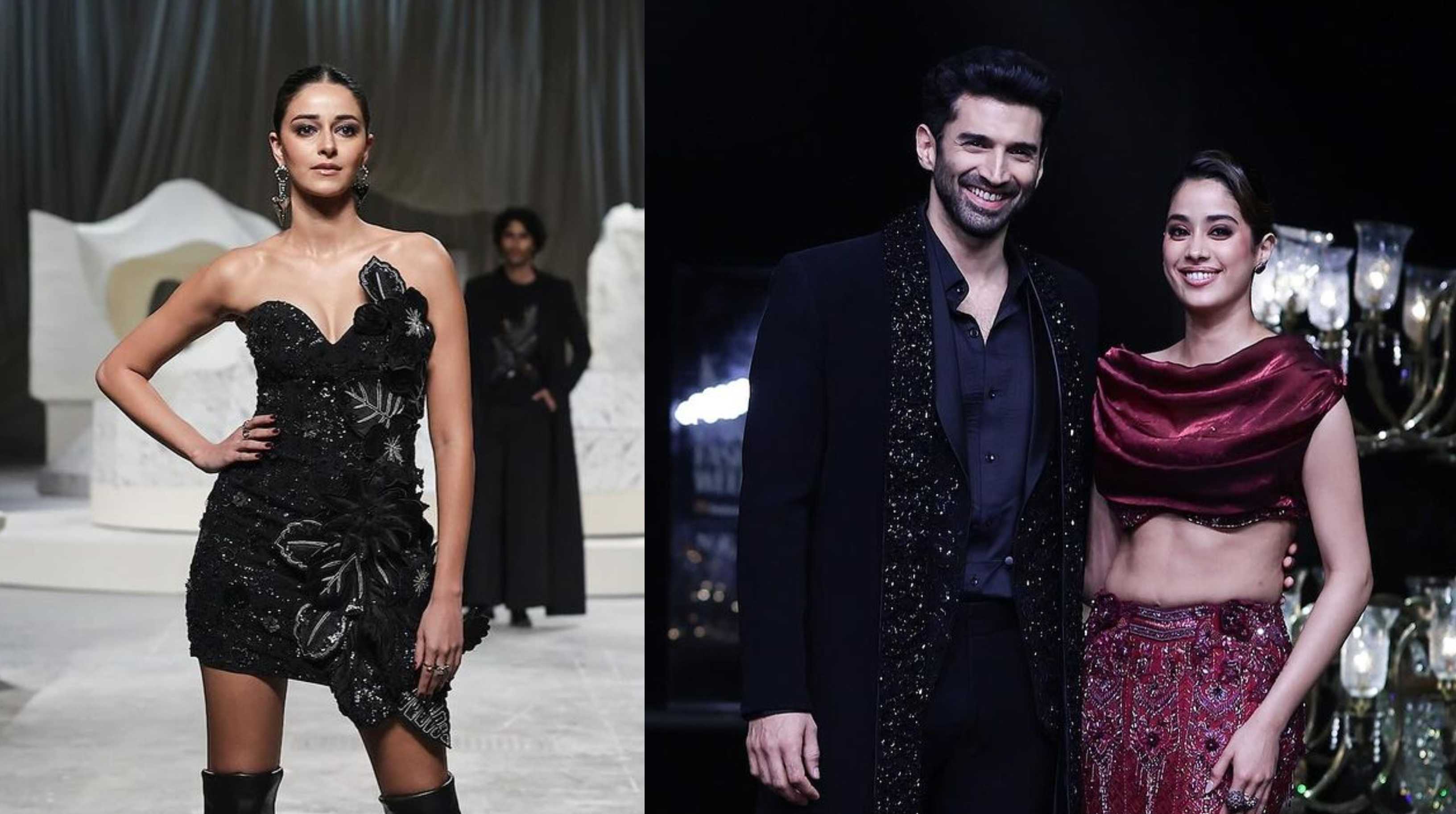 ‘Ananya crying in corner’: After Aditya Roy Kapur slays the ramp with Janhvi Kapoor, fans guess his GF’s reaction