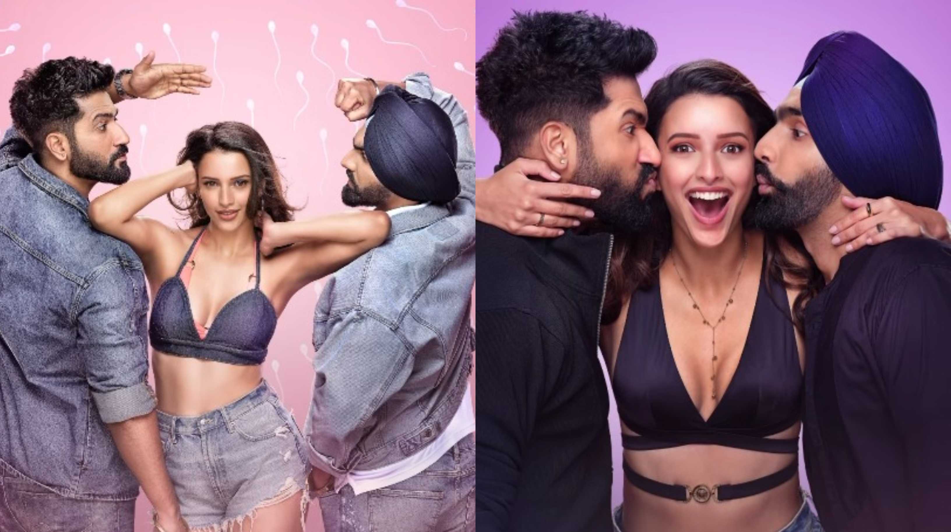 Vicky Kaushal, Triptii Dimri and Ammy Virk share first look of Bad Newz; fans guess the plot in hilarious comments