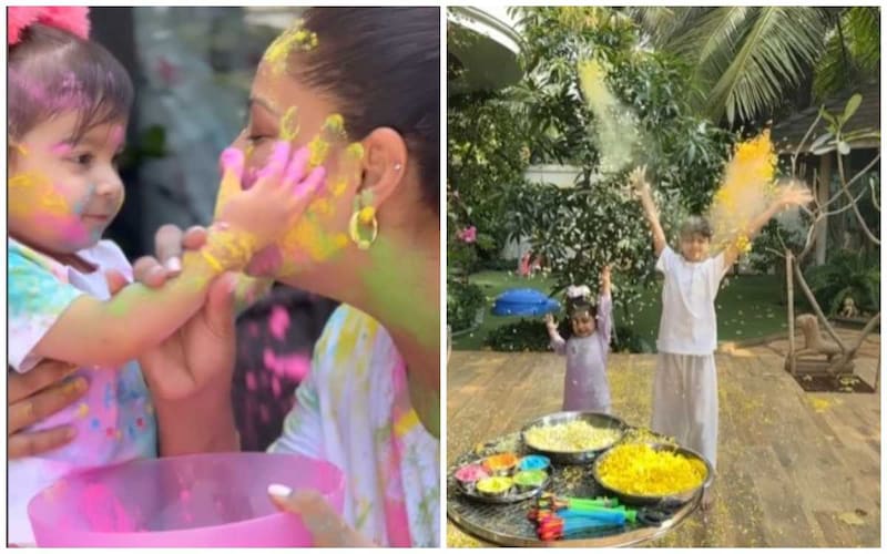 Holi Special: शिल्पा शेट्टी-बिपाशा बासु समेत इन सितारों ने मनाई अपने नन्हें-मुन्नों संग होली, जमकर उड़ाया गुलाल