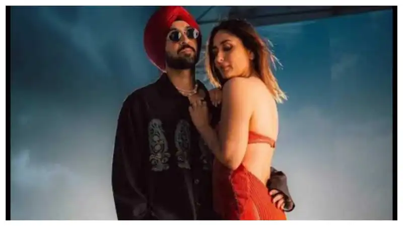 <p>Diljit Dosanjh and Kareena Kapoor</p>