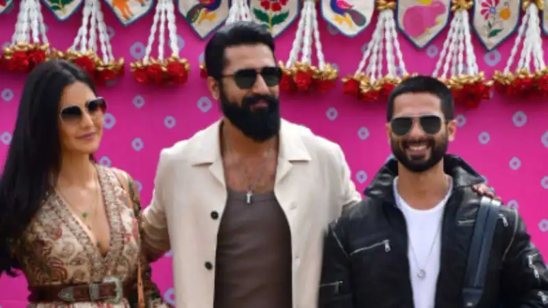 Katrina Kaif, Vicky Kaushal and Shahid Kapoor