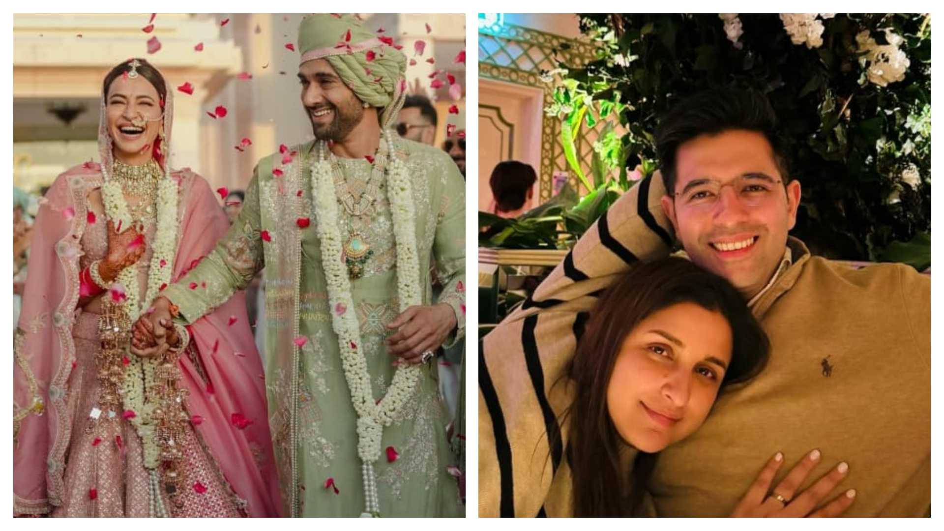 From Pulkit and Kriti to Parineeti and Raghav, lovebirds who will celebrate their first Holi as a married couple