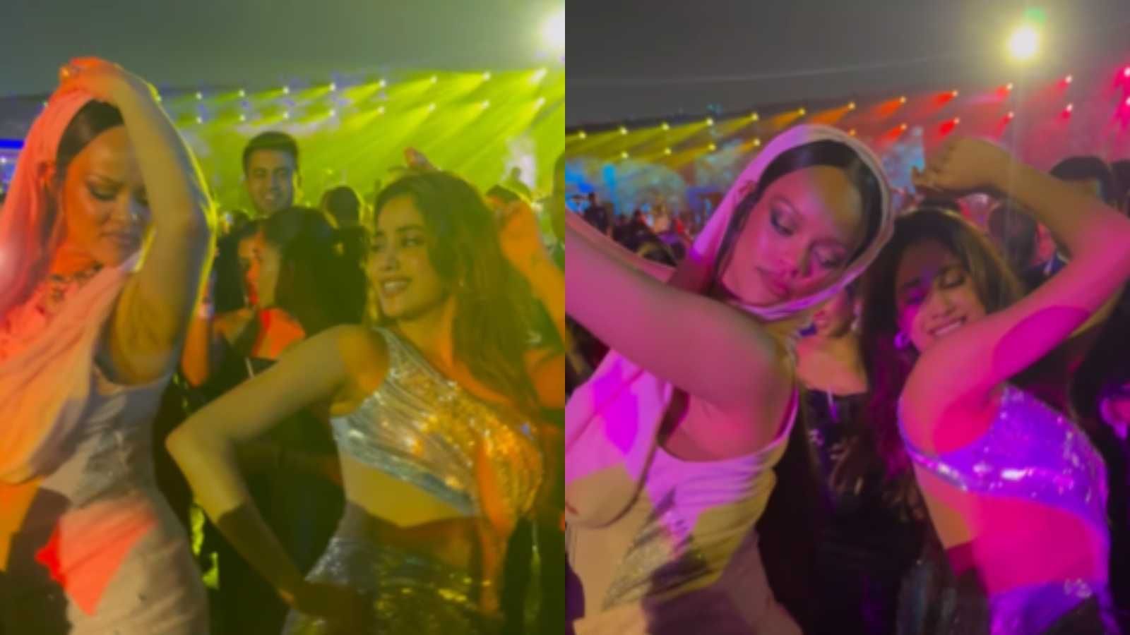 Rihanna dances with Janhvi Kapoor in Zingaat