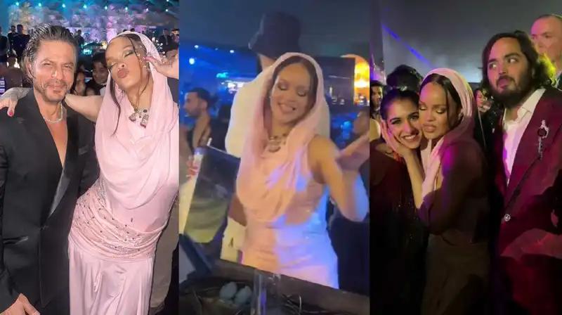 Rihanna, Radhika Merchant & Anant Ambani vibe to Shah Rukh Khan’s song Chaleya in unseen video from Jamnagar; watch