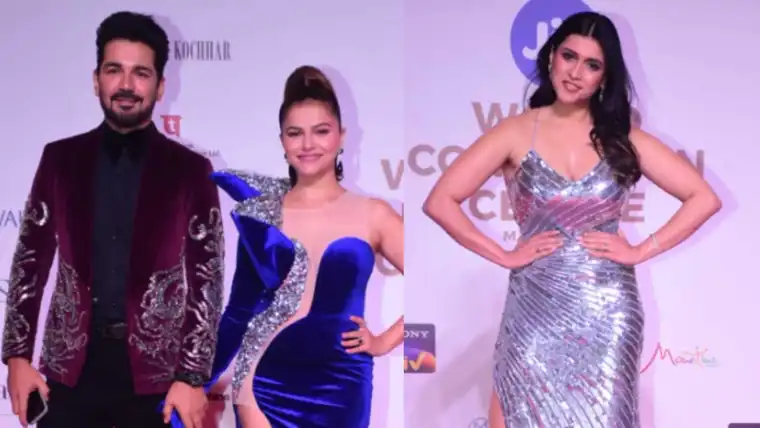 Rubina Dilaik-Abhinav Shukla and Mannara Chopra at the Miss World 2024 event