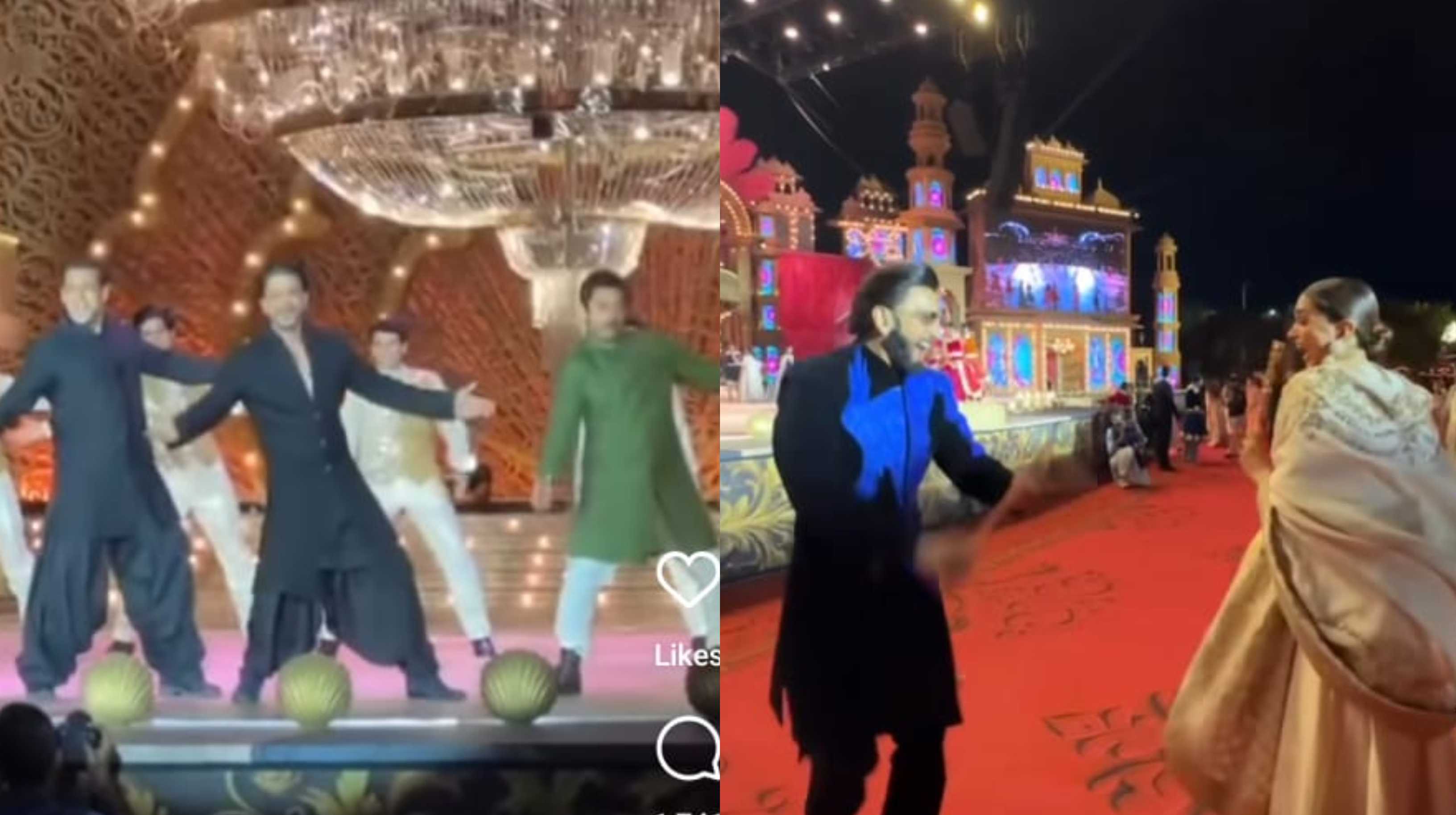 ‘Only Ambani can afford’: Shah Rukh, Aamir & Salman Khan dance together, Ranveer and Deepika play dandiya; fans react