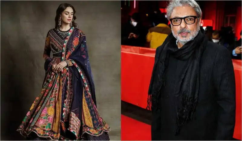 Aditi Rao Hydari and Sanjay Leela Bhansali