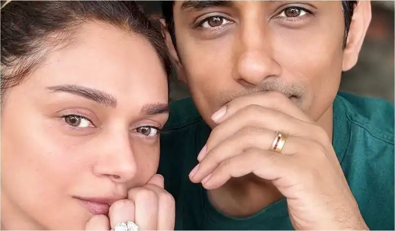 Aditi Rao Hydari and Siddharth