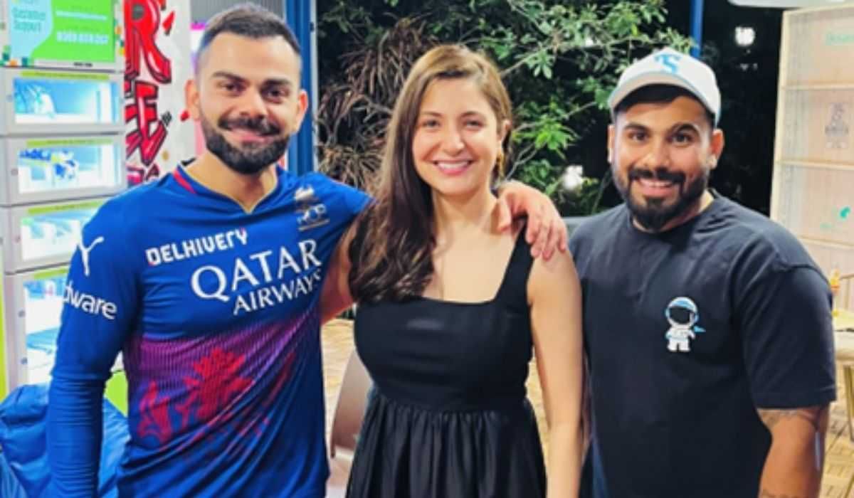 An unseen photograph of Virat Kohli wrapping his arm around his wife Anushka Sharma is definitely winning the internet and how!