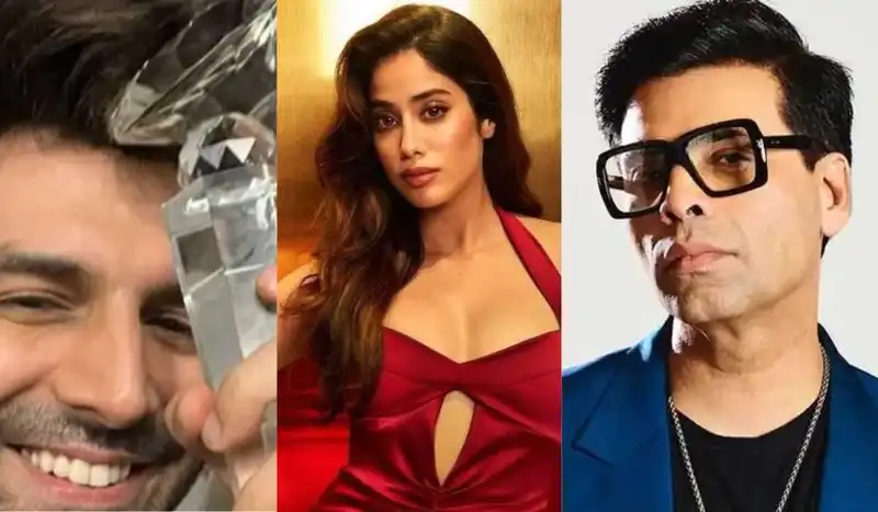 Janhvi Kapoor speaks about rumoured feud between Karan Johar and Kartik Aaryan