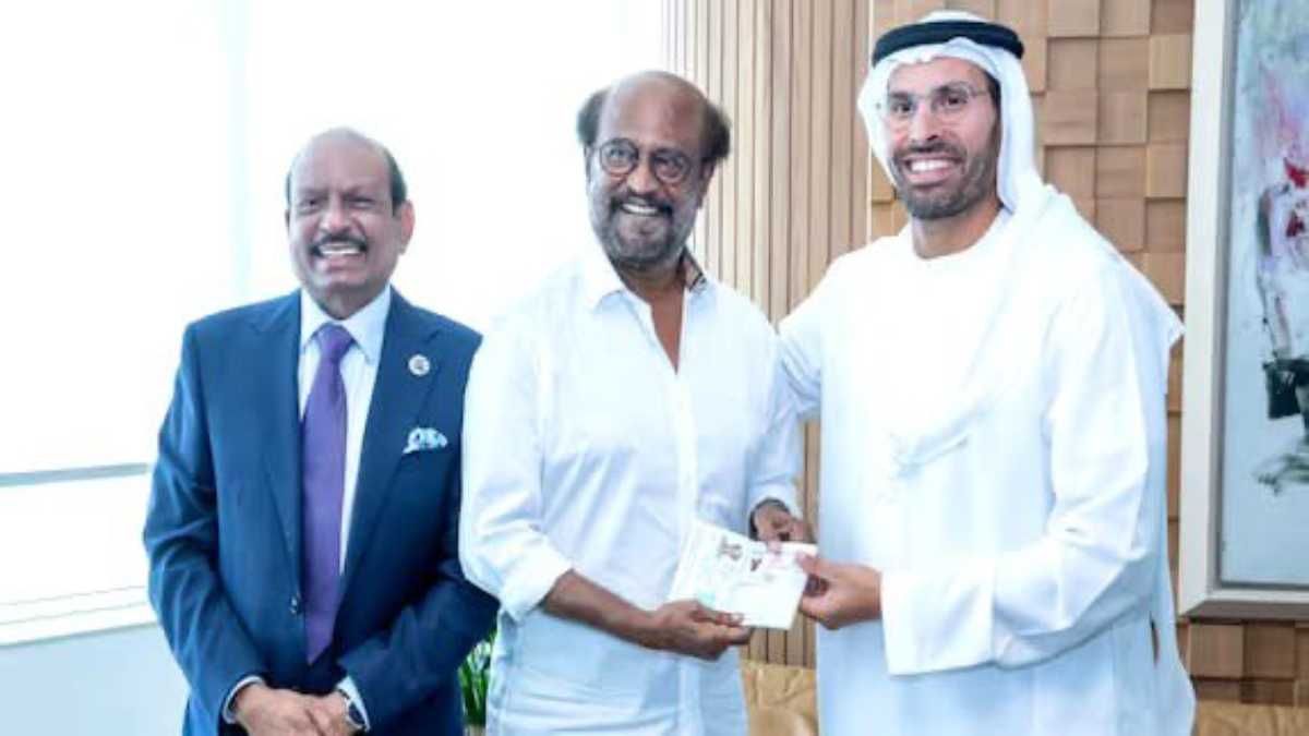 Rajinikanth receives UAE's golden visa