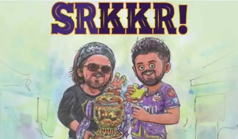 Shah Rukh Khan's Kolkata Knight Riders gets a creative shout out from Amul India for their thumping win in IPL 2024