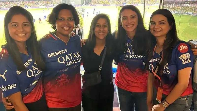 Shreyanka Patil, Asha Sobhana, Jemimah Rodrigues and Smriti Mandhana