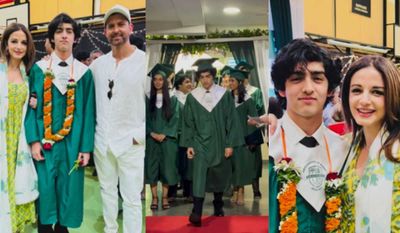 Sussane Khan shares video of her son Hreehan Roshan’s graduation ceremony; Rakesh Roshan reacts
