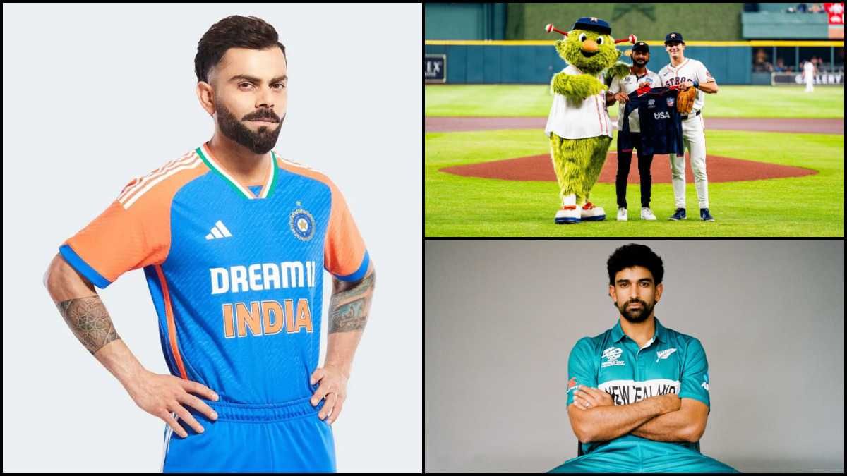 T20 World Cup 2024 India blue & orange to New Zealand teal; every