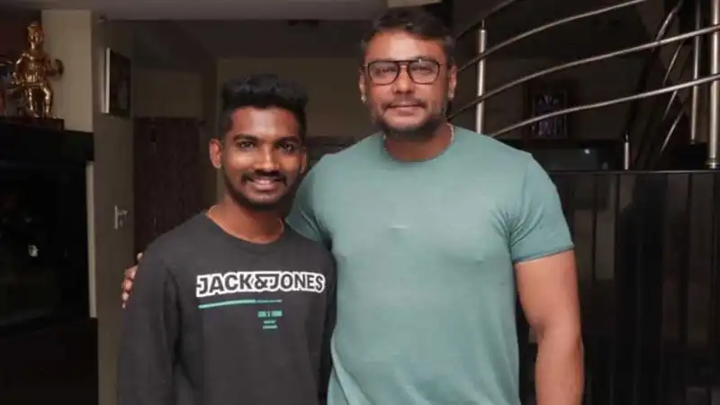 Bharath VJ with Darshan.