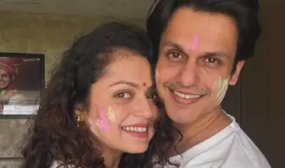 Drashti Dhami gives peek into her FIRST Diwali celebration with newborn daughter and husband: 'Gonna be a little late for a while to all the parties'