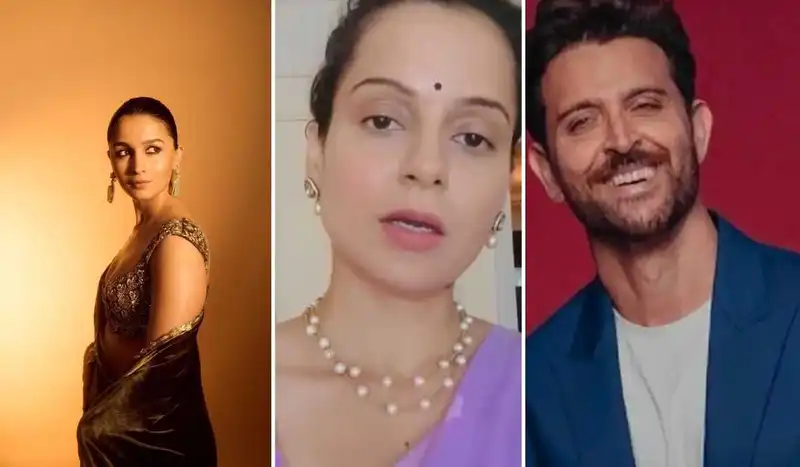 Hrithik Roshan and Alia Bhatt show their support for Kangana Ranaut in THIS way!