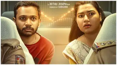 Nunakuzhi first-look poster: Basil Joseph and Grace Antony appear nervous in Jeethu Joseph’s next | Check it out here