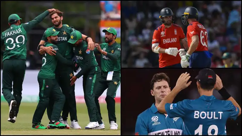 Pakistan, England, New Zealand