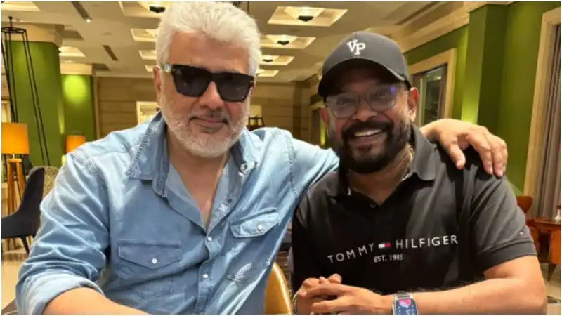 Ajith with director Venkat Prabhu