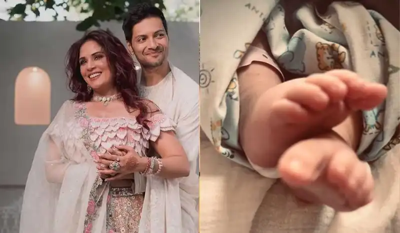 Ali Fazal and Richa Chadha share first photo of their daughter; Priyanka Chopra, Tabu, Taapsee Pannu and others pour in their wishes