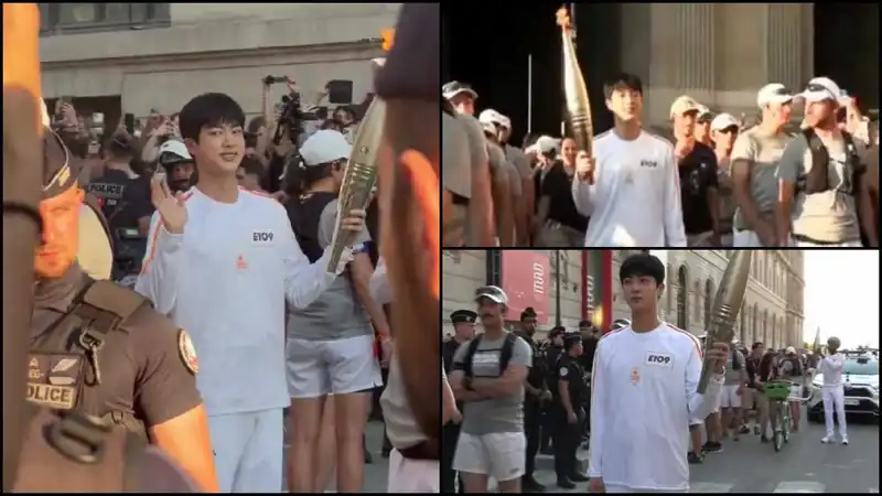 BTS' Jin as Paris Olympic Torchbearer