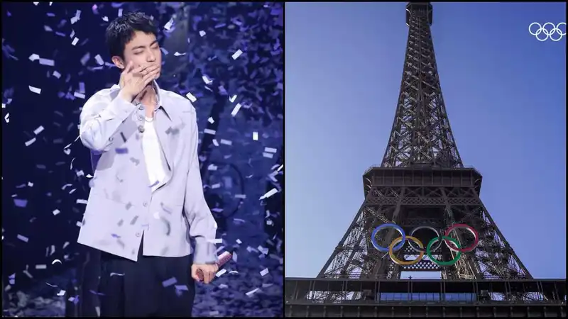 BTS Jin at Paris Olympics