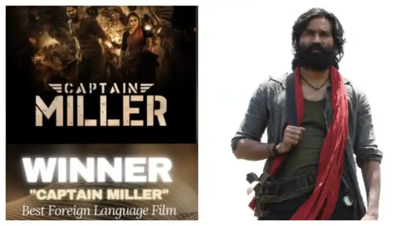 <p>Captain Miller wins Best Foreign Film</p>