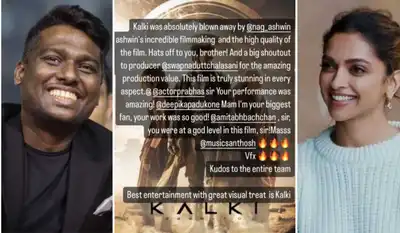 Kalki 2898 AD- THIS is how Deepika Padukone expressed her gratitude towards Atlee after he praised her work in the film!