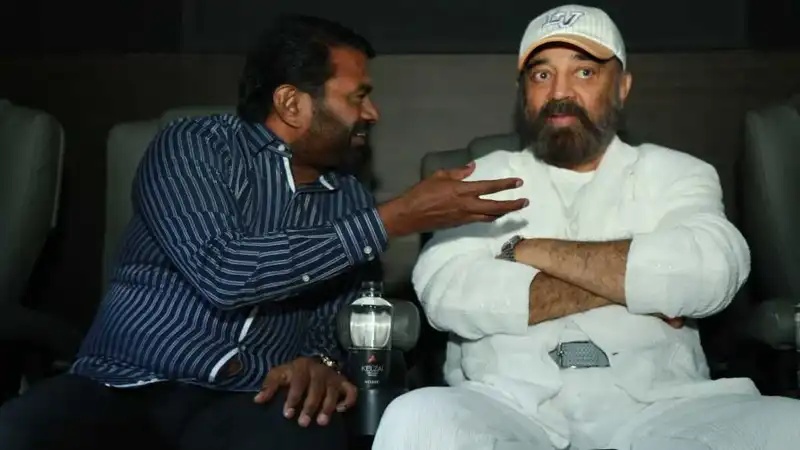 Kamal Haasan and Seemen watches Indian 2 together.