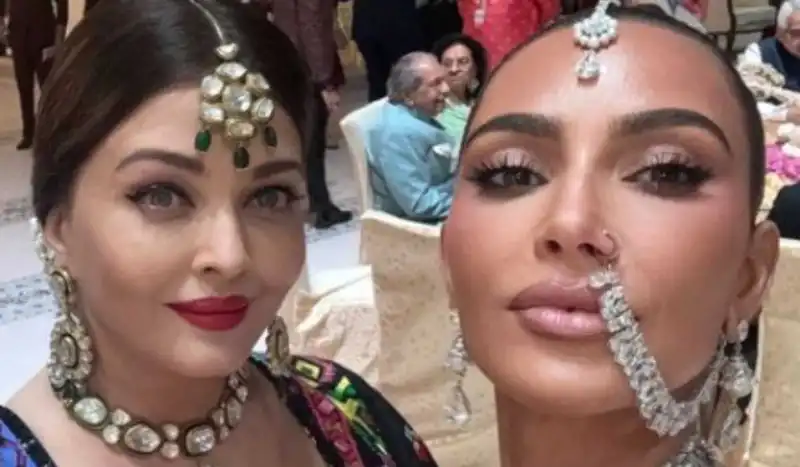 Kim Kardashian and Aishwarya Rai Bachchan