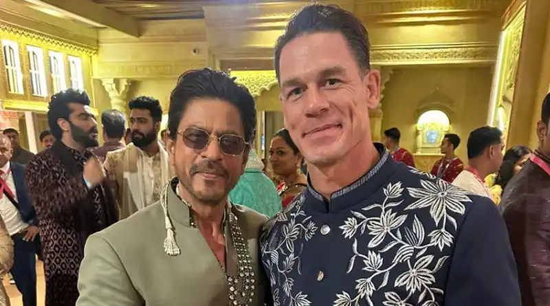 Shah Rukh Khan and John Cena