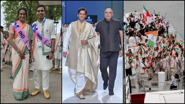 'Cheap' & 'Crumpled': Fans slam Tarun Tahiliani for India's outfit at Paris Olympics 2024 opening ceremony