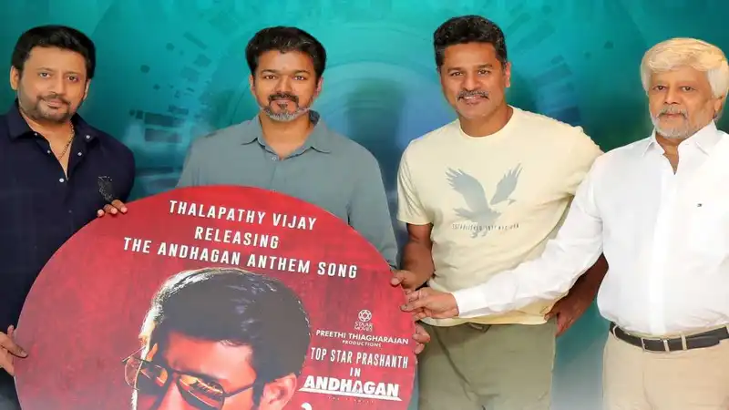 Thalapathy Vijay launches The Andhagan Anthem.